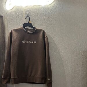 MOTHERSHIP Brown Crewneck Sweater